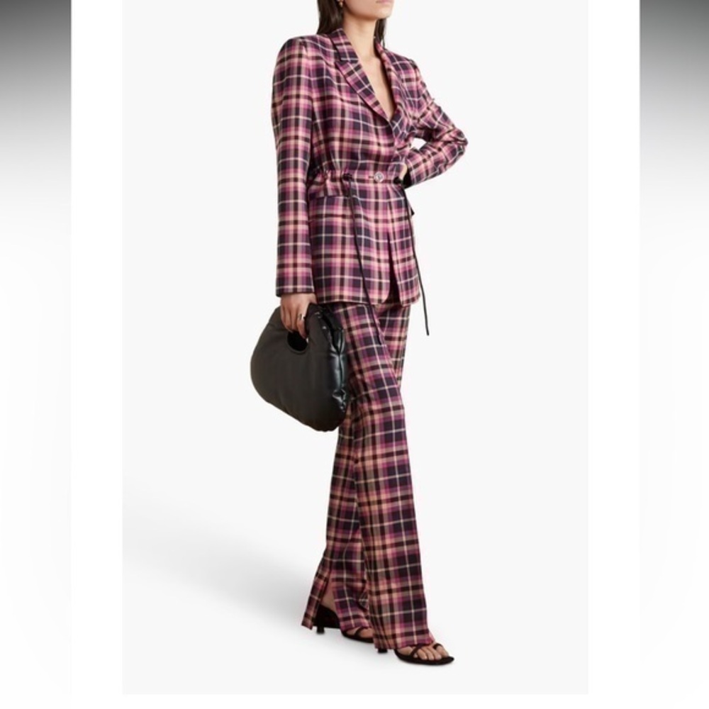 Rebecca Vallance ryder check twill plaid Pant
